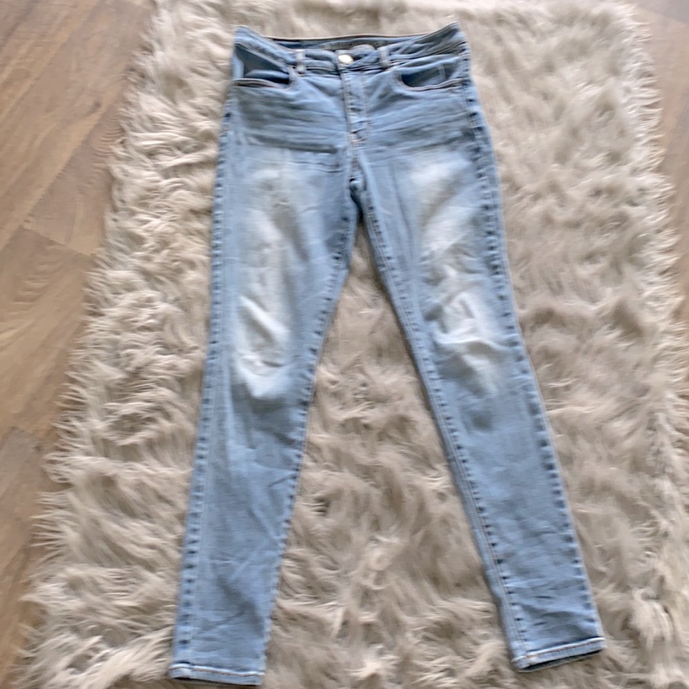 AE Hi rise stretch jeggings